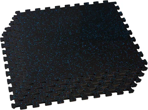 Miniatura 9 de Velotas 3/8-Inch Thick Interlocking Foam Tiles with Rubber Top - Personal Fitness Mat, EVA Foam Puzzle Floor Tiles, for Home Gym Workouts Mancha