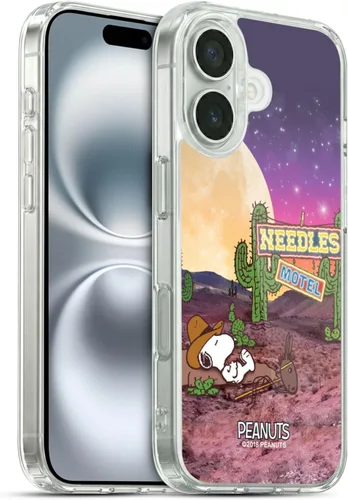 Miniatura 174 de Head Case Designs Funda de gel con licencia oficial de Peanuts Nebula Cactus Needles Snoopy Space Cowboy [protección de grado militar] compatible