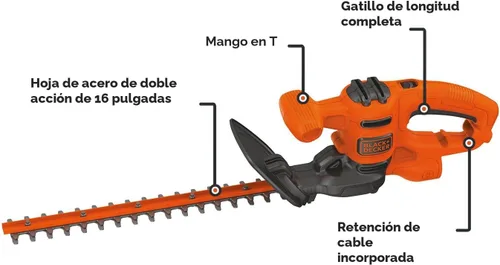 Miniatura 2 de BLACK+DECKER BEHT100 Hedge recortadora