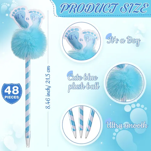 Miniatura 2 de Lincia 48 bolígrafos para baby shower, bolígrafos a granel, recuerdos de fiesta, con tinta de gel para invitados, amigos, regalos de felicitación