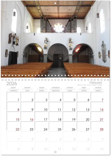 Miniatura 6 de Fantastic world of organs (calendario mensual de pared 2025 11.7 x 16.5 pulgadas (abierto), calendario de 14 meses de CALVENDO