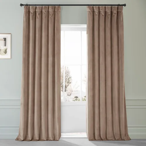 Miniatura 33 de HPD Half Price Drapes Signature - Cortinas opacas de terciopelo extra anchas para dormitorio (1 panel), 100 pulgadas de ancho x 84 pulgadas de Verde