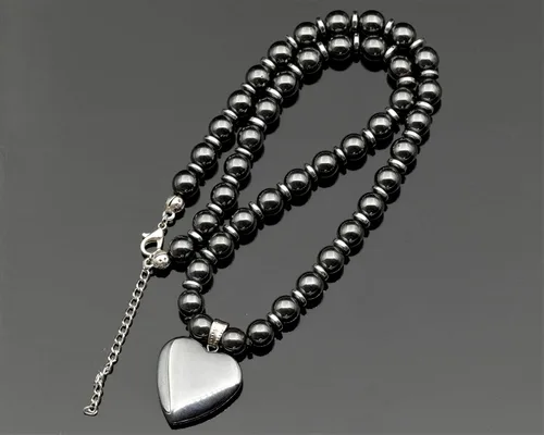 Miniatura 23 de Colgante de corazón de aventurina natural, Collar de cuentas de aventurina genuina, Collar de piedra verde, Collar de piedras preciosas, Cuentas