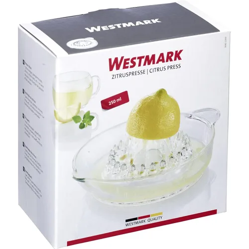 Miniatura 9 de Westmark 30822260 Exprimidor de cítricos, vidrio, grande, 8.5 fl oz, transparente