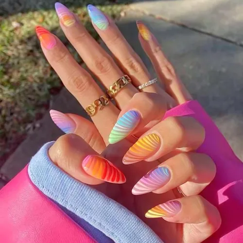 Miniatura 34 de Uñas postizas a presión marrón café, uñas postizas medianas de almendra, color sólido, cobertura completa, uñas postizas artificiales brillantes