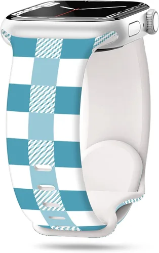 Miniatura 14 de Dressy Designer - Correa de silicona para orgullo compatible con Apple Watch para mujeres y hombres de 38/40/41/42/44/45/46/1.929 in, correas