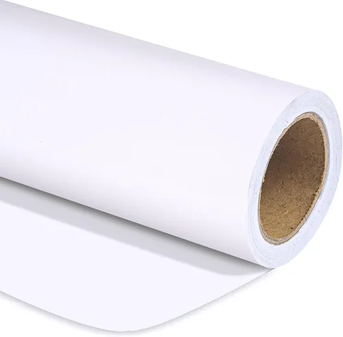 Miniatura 34 de RUSPEPA Papel de regalo negro de color sólido, mini rollo, para bodas, cumpleaños, fiestas, felicitaciones y vacaciones, 17 pulgadas x 32.8 pies