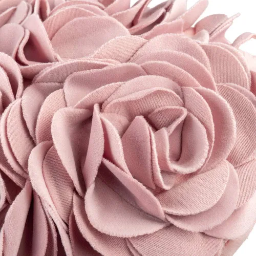 Miniatura 3 de JWH - Funda de cojín para el día de San Valentín con forma de corazón y diseño estético de flores en 3D, funda de cojín de terciopelo, decoración