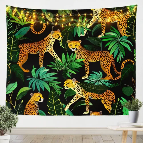 Miniatura 33 de Tapiz de juegos para niños pequeños de 51 x 59 pulgadas, tapices de decoración de sala de juegos para adolescentes, consola de juegos para niños