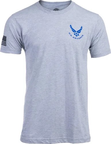 Miniatura 4 de U.S. Air Force Camiseta con licencia de la Fuerza Aérea de los Estados Unidos, camiseta militar para aviadores y veteranos de la USAF para hombres