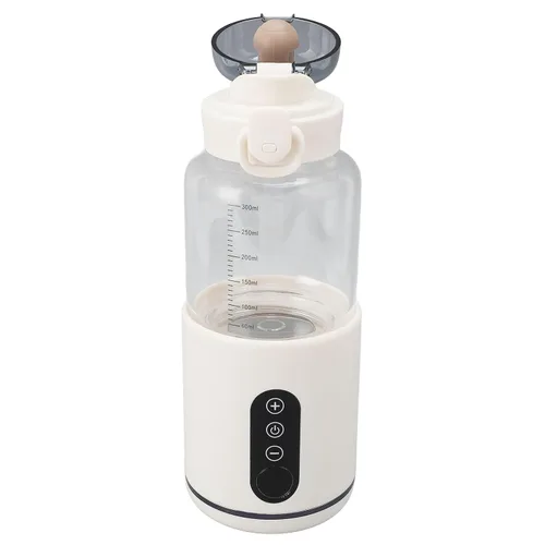 Miniatura 2 de SUNGOOYUE Calentador de botellas portátil de grado alimenticio, duradero, 131.0 °F, calentador de leche de gran capacidad para uso diario