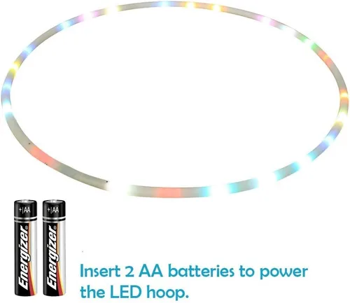 Miniatura 2 de Aros LED para niños y adultos - CRTEPST Aros luminosos para deportes y baile, juguete deportivo para ejercicio (91 cm)