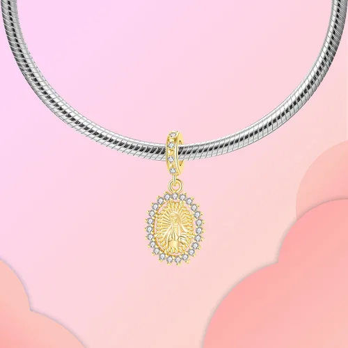 Miniatura 85 de LUXILLA Abalorio de plata de ley 925 para madre, hija, abuela, para familia, amor, madre, hija, abuela, para pulseras, collares, dijes, abalorios