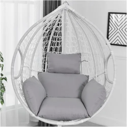 Miniatura 14 de ZTGL Cojines para silla de huevo, cojín para silla de huevo, cojín grueso para interiores y exteriores, para patio, jardín, rojo vino