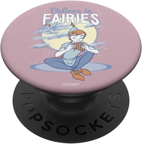Miniatura 6 de Disney Peter Pan Night Sky Believe In Fairies Retrato PopSockets MagSafe PopGrip para iPhone