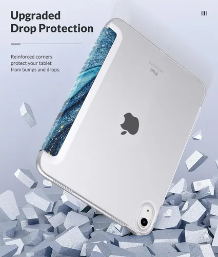 Miniatura 8 de MoKo Funda para Nuevo iPad (A16) de 11ª Generación 2025/ 10ª Generación 2022, Funda para iPad de 11 Pulgadas/ 10.9 Pulgadas con Funda Trasera