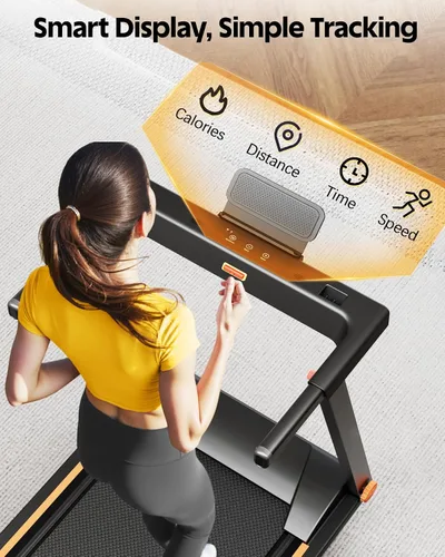 Miniatura 6 de 5% Incline Walking Pad Treadmill, 300LB Capacity Folding Treadmills for Home, Walking pad with Handle bar, 3.0 HP Quiet Dual Cushion System