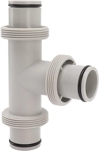 Miniatura 9 de Válvula de émbolo de manguera de piscina dividida, 2 en 1 en forma de T, válvula de émbolo de manguera de repuesto para sistemas de agua salada