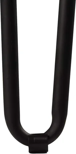Miniatura 6 de WELLAND Juego de 4 patas de metal negro satinado de 19 pulgadas para muebles de 1/2 pulgadas de diámetro, con tornillos gratis para proyectos