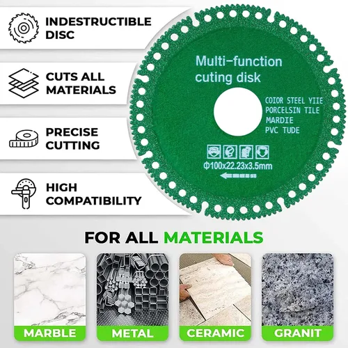 Miniatura 5 de Disco indestructible para amoladora, rueda de corte de sierra de diamante, amoladora angular, herramienta giratoria de corte de azulejos de vidrio