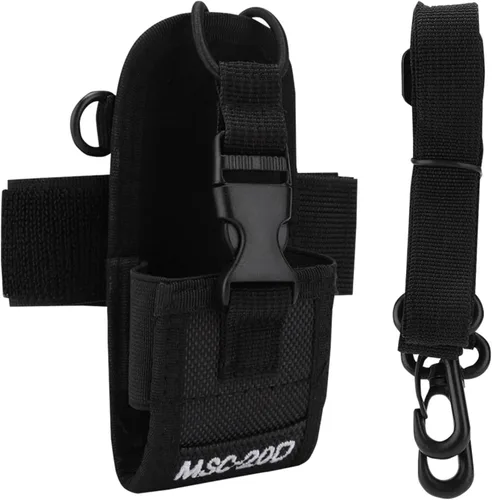 Miniatura 6 de Meiyya Funda para walkie talkie walkie talkie soporte para radio, soporte de radio de brazo, funda de radio, bolsa de radio, práctica bolsa de brazo