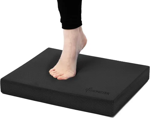 StrongTek Almohadilla de equilibrio profesional de espuma para ejercicios, 15.8 x 13 x 2 pulgadas, rodillera de espuma TPE de alta densidad,