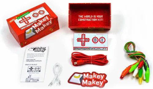 Miniatura 2 de Kit STEM Makey Makey de Joylabz, Kits Científicos Educativos, Miles de Actividades de Ingeniería y Programación de Computadoras, Diversión Práctica