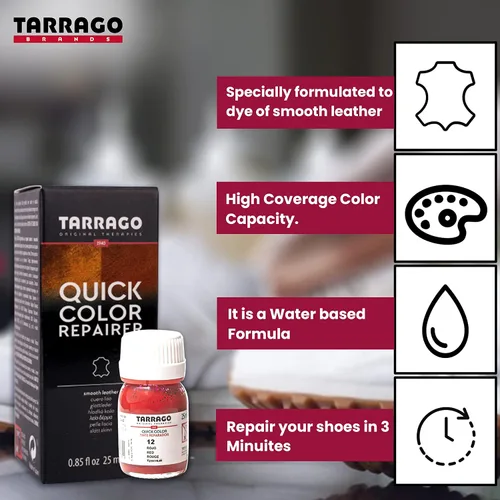 Miniatura 3 de Tarrago Quick Color Leather Repair - Tinte para zapatos botas y bolsos Multicolor
