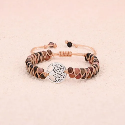 Miniatura 4 de Pulsera de cuentas para mujeres y hombres, regalos de pareja para novio, novia, marido, esposa, piedra natural, alivio del estrés, ojo de tigre