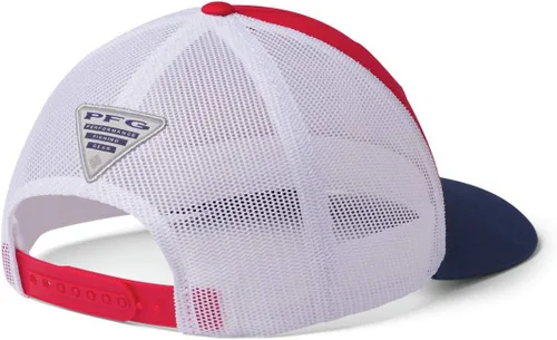 Miniatura 263 de Columbia - Gorra de malla con bandera con árboles unisex para adultos, corona alta