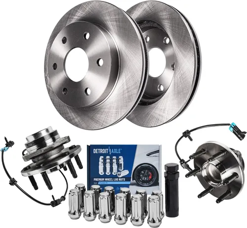 Miniatura 39 de Detroit Axle - Rotores de freno delanteros para Honda Accord Civic Element Fit Insight CSX ILX Rotores de freno de disco Reemplazo de rotores