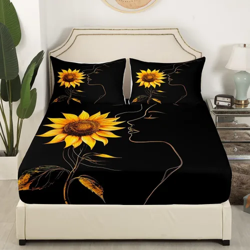 Miniatura 9 de Juego de ropa de cama de béisbol 3D, tamaño individual, juego de cama para niñas, adolescentes, decoración de dormitorio, sábana bajera geométrica