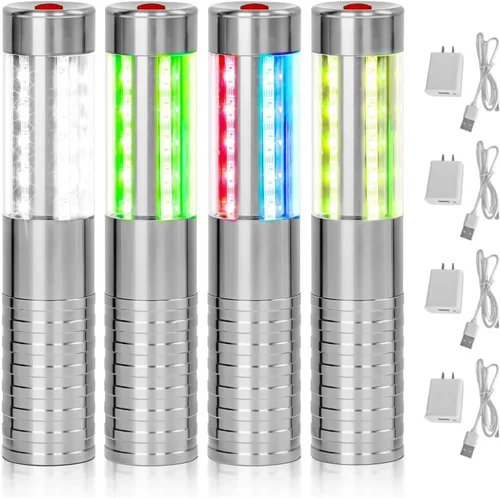 4 Piezas de Luces de Servicio de Botella, Luminaras Recargables para Botellas, Luminaras Reutilizables para Botellas, Luminaras de Botella de