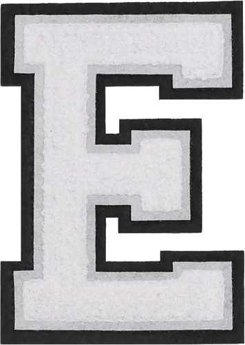 Miniatura 82 de GYGYL - 3 parches de letras deportivas de felpilla con purpurina, parches para planchar de tamaño grande para decoración de disfraces