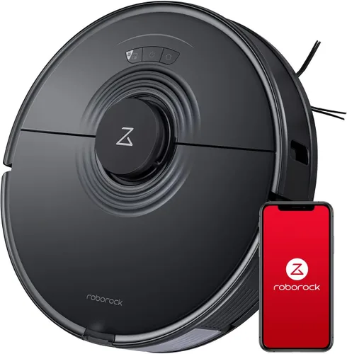 Miniatura 12 de roborock Q7 M5 Robot que aspira y trapea, succión hiperfuerza de 10,000 Pa, aspiradora robótica, sistema dual anti-enredo, trapeo controlado por