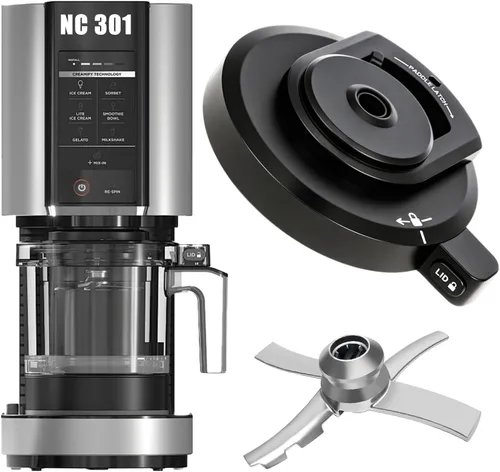 Miniatura 11 de Tapa exterior para helados Ninja Creami, tapa de repuesto reutilizable Ninja Creami compatible con NC299AMZ/NC301/NC300 Series para piezas