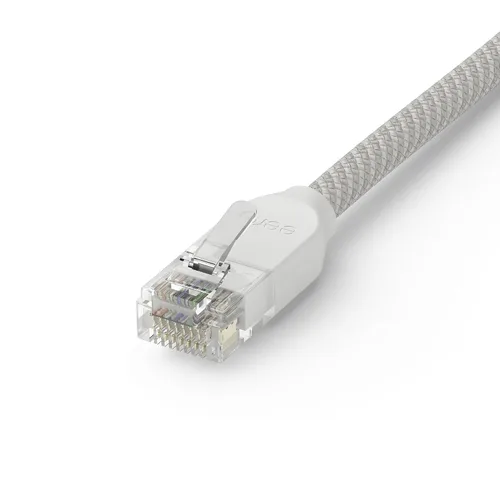 Miniatura 2 de Cable Ethernet Amazon eero CAT6a: Admite velocidades de más de 10 gigabits, 3 pies, paquete de 1, blanco ártico Arctic White