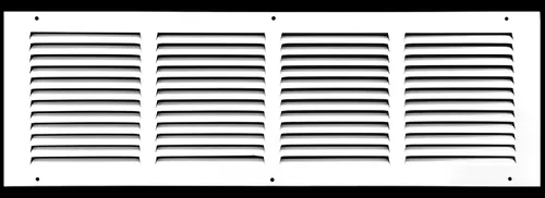 Miniatura 44 de HVAC Premium 30' x 10' [Abertura de conducto] Rejilla de aire de retorno de acero estampado plano - Pared lateral y techo - Cubierta de conducto