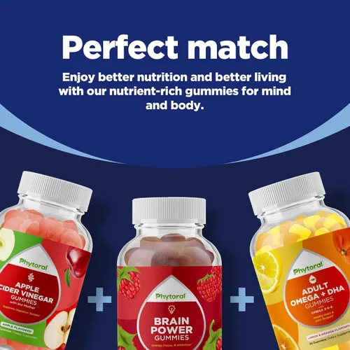 Miniatura 7 de Phytoral Gomitas multivitamínicas naturales para hombres con zinc, vitamina D C A y biotina B6 B12, suplemento de salud completo – 90