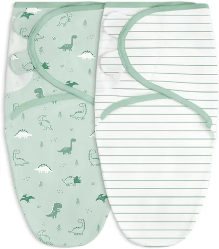 Miniatura 15 de Manta para bebé, 0-3 meses, saco de dormir de algodón con brazos, mantas para recién nacido