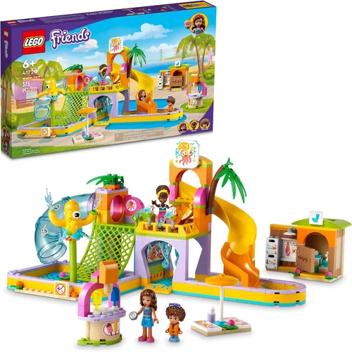Miniatura 7 de LEGO Friends Water Park Set 41720 - Juego de piscina y toboganes, juguete Heartlake City, juego de simulación, idea de regalo de cumpleaños