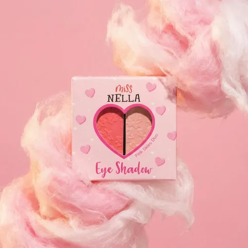 Miniatura 2 de MISS NELLA Maquillaje para sombra de ojos para niños - Cielos rosados, juguete cosmético para niños, maquillaje no tóxico