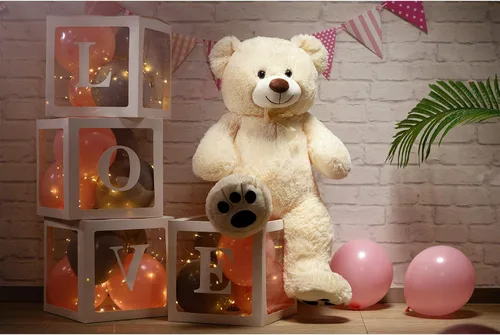 Miniatura 3 de HollyHOME oso de peluche gigante, animal de peluche, diseño de oso grande de 36 pulgadas
