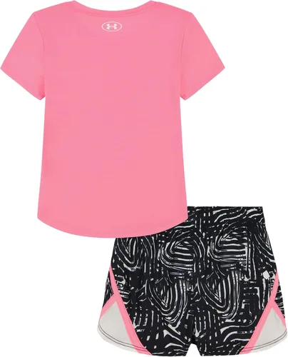 Miniatura 27 de Under Armour baby-girls Short Sleeve Shirt and Shorts Set, Durable Stretch and Lightweight