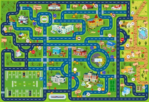 Miniatura 8 de Esup Alfombras antideslizantes de 4 x 6 pies para niños, perfectas para salas de juegos, dormitorios y guarderías, alfombra de seguridad extra
