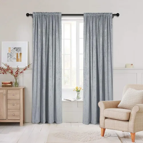 Miniatura 16 de Cortinas de doble cara de felpilla para cortina de cocina, cenefa para sala de estar