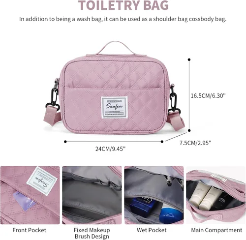 Miniatura 8 de Bolsa de viaje de fin de semana para mujeres y hombres, bolsa de transporte para la noche, bolsa de hospital, bolsa de gimnasio con compartimento