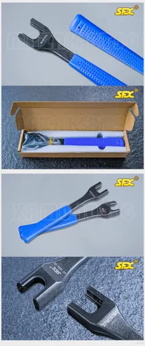 Miniatura 4 de BT40 llave de perno prisionero CNC llave de retención MAS 403-1982 Azul