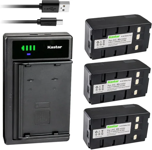 Miniatura 5 de Kastar Reemplazo del cargador de batería USB inteligente para batería JVC BN-V11U BN-V12U BN-V14U BN-V15U BN-V18U BN-V20U BN-V22U BN-V24U BN-V25U