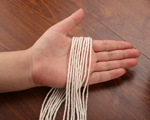 Miniatura 2 de Cuerda de macramé de algodón de 2 mm, 220 yardas, suministros naturales de macramé de color, cuerda de algodón suave para artesanía, para colgar